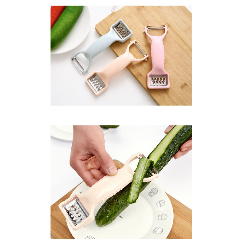 Višenamjenski žičani brijač s dvostrukom glavom za upotrebu u kućanstvu, ljuštilica za dinje i voće, blanjalica za dinje i strugalica