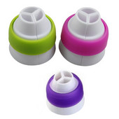 NAUJI Plastikiniai tortų kremo dekoravimo patarimai, konditerijos gaminių rinkiniai, nerūdijančio plieno vamzdžiai Glazūravimo antgalis Kekselių galvutės desertų dekoratoriai