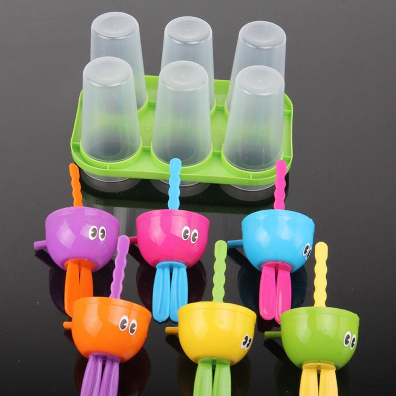 Kalup za sladoled Kalup za pravljenje sladoleda sa 6 udubljenja Kalupi za hranu za DIY Ice Cream Popsicles Napunite Zamrznite i poslužite zdravu djecu