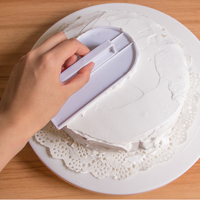 Βούρτσα κέικ DIY Gadgets ψησίματος Fondant Sugarcraft Εργαλείο 1 τεμ. Plastic Cake Smoother Polisher Cream Spatula Αξεσουάρ κουζίνας σπιτιού