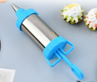 1 rinkinys / kepimo įrankiai nerūdijančio plieno laminavimo pistoletas torto išspaudžiamas kremas laminavimo antgalis plastikinis „pasidaryk pats“ sausainių laminavimo aparatas