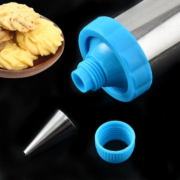 1 σετ/εργαλεία ψησίματος πιστόλι πλαστικοποίησης από ανοξείδωτο χάλυβα κέικ συμπίεση κρέμα ακροφύσιο πλαστικοποίησης πλαστικό DIY πλαστικοποιητής μπισκότων
