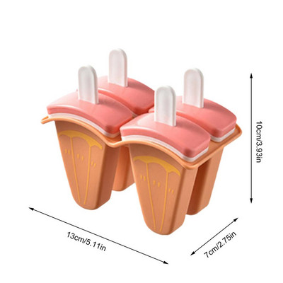 Kalup za sladoled od voća Kreativna kutija za sladoled Silikonski kalup za sladoled Višekratni kalupi za sladoled Kuhinjski dodaci za domaći sladoled