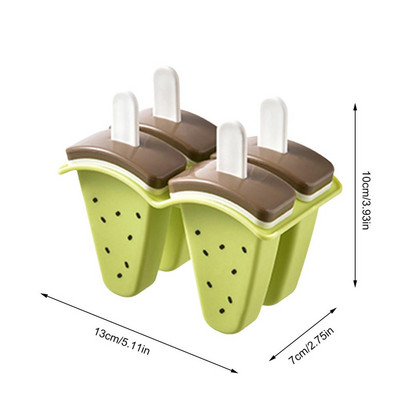 Kalup za sladoled od voća Kreativna kutija za sladoled Silikonski kalup za sladoled Višekratni kalupi za sladoled Kuhinjski dodaci za domaći sladoled