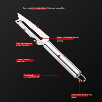 Неръждаема стомана нож за ананас белачка ренде инструменти за плодове и зеленчуци кухненски инструменти за картофи многофункционална лопата за белене