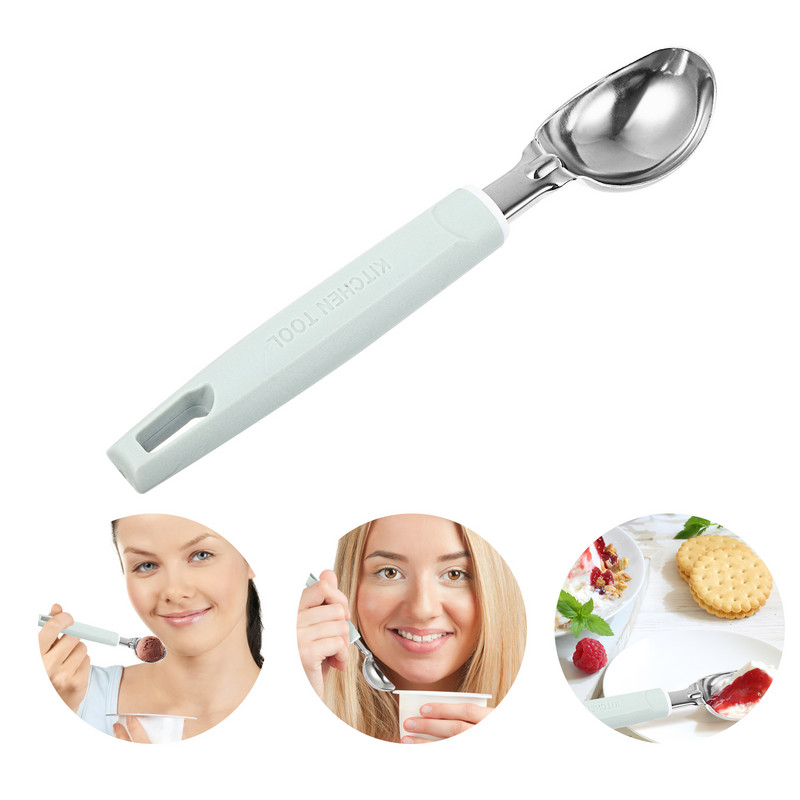 Μεταλλική κουταλιά μεζούρα μεζούρα για καφέ τσάι αλεύρι ζάχαρη σπίτι Αξεσουάρ κουζίνας για το σπίτι Πράσινο