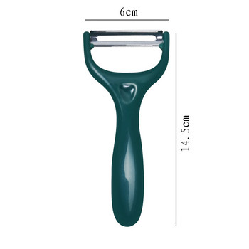 1\\2\\3PCS Кухненска белачка за плодове от неръждаема стомана Домакински белачка за плодове и зеленчуци Въртящо се остро острие Кухненски прибори