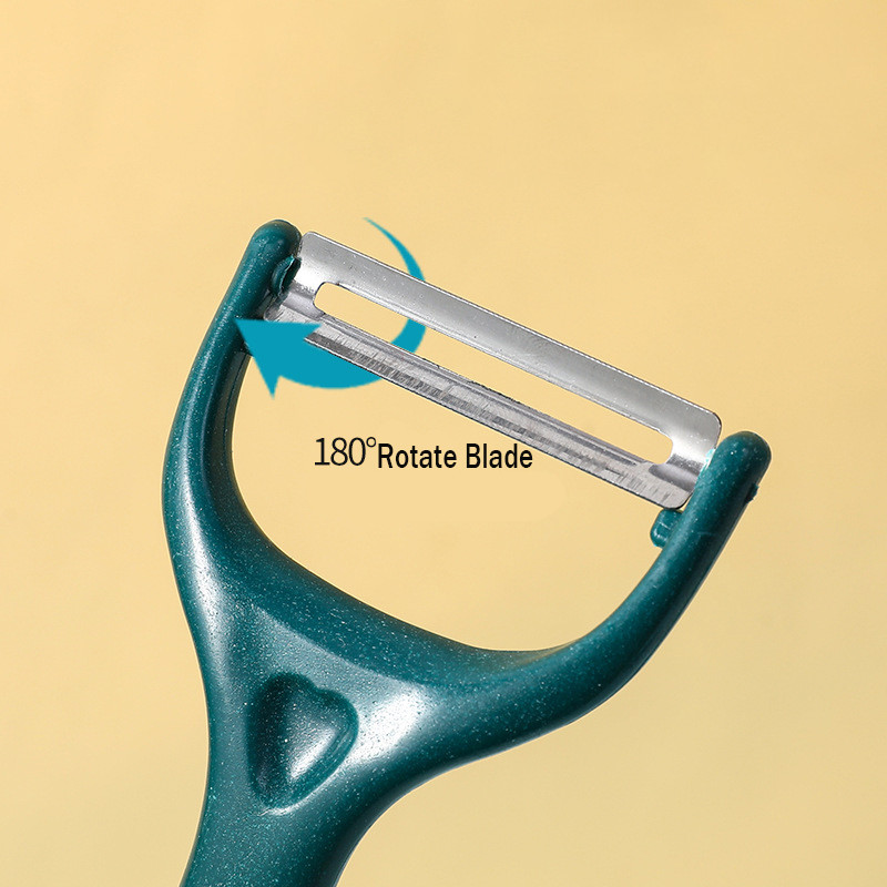 1\2\3KOM Kuhinjski ljuštilica za voće od nehrđajućeg čelika Kućanska ljuštilica za voće i povrće Okretna oštra oštrica kuhinjski pribor