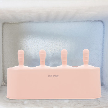 Παγωτομηχανή Φόρμα χειροτεχνίας σιλικόνης Popsicle Οικιακά Εργαλεία Σχήμα Κουζίνας Πλαστικά σπιτικά καλούπια για μωρά