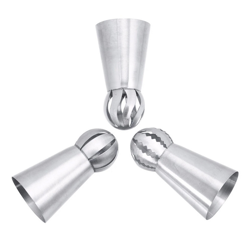 Nerūdijančio plieno gėlių burnos kremo antgalis Fondant Tortų kepimo dekoravimo įrankiai Silikoninis konditerinio maišelio dekoravimas virtuvės įrankiai