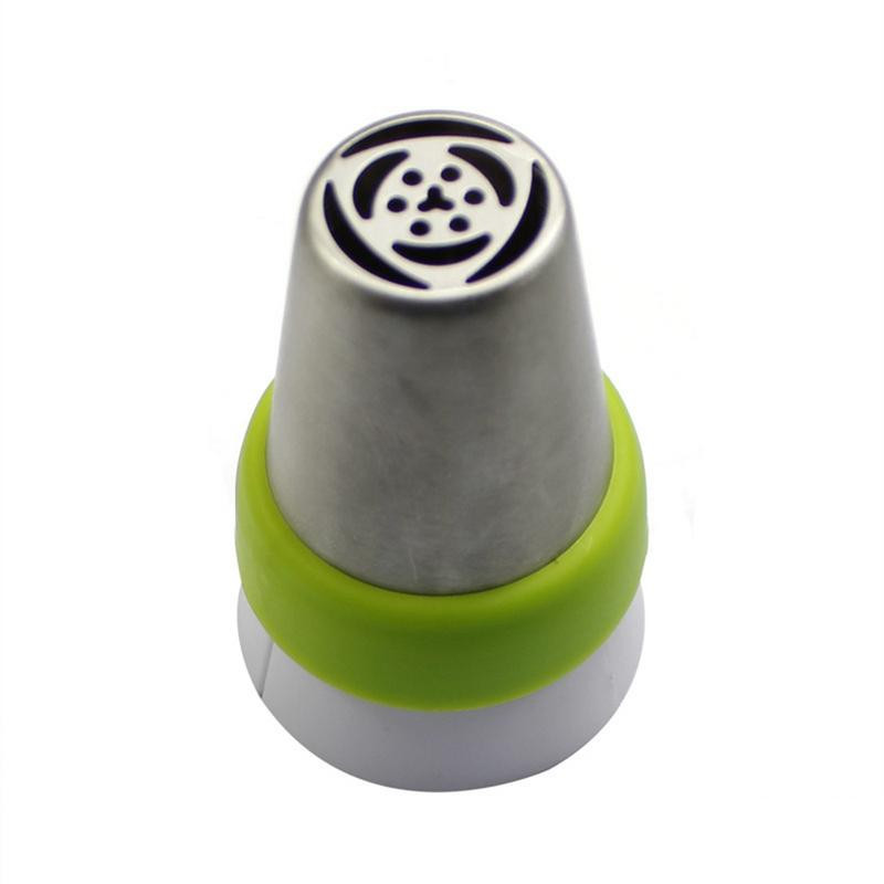 NAUJI Plastikiniai tortų kremo dekoravimo patarimai, konditerijos gaminių rinkiniai, nerūdijančio plieno vamzdžiai, glazūra, antgalis Kekselių galvutės desertų dekoratoriai