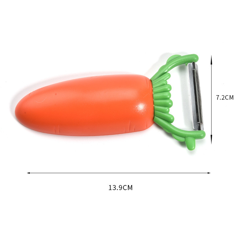 1-osaline porgandikujuline koorija roostevabast terasest laastukoorija puu- ja juurviljakoorija Köögi multifunktsionaalne koorimistööriist