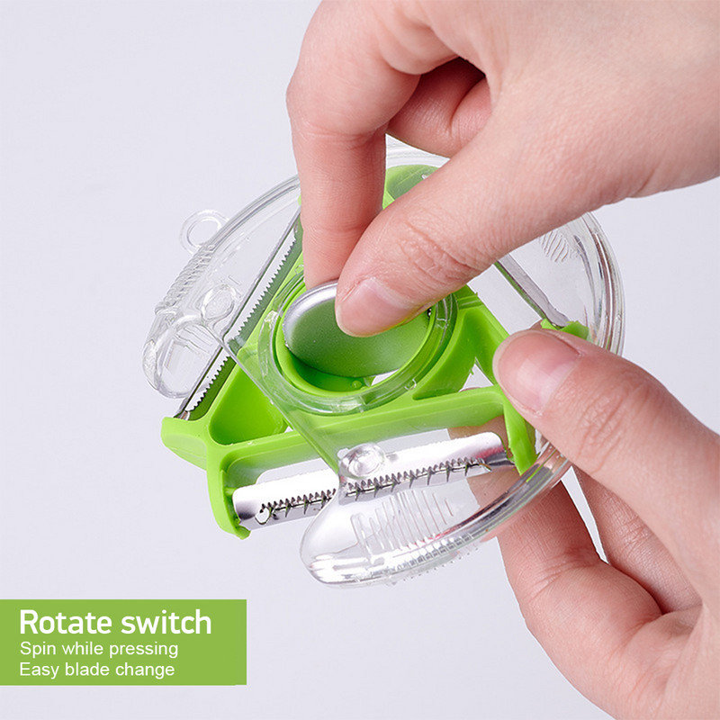 Multifunktsionaalne kolm-ühes koorija roostevabast terasest kodumajapidamises kasutatavad koorimismasinad koorimine artefakt köögitööriistad tarvikud