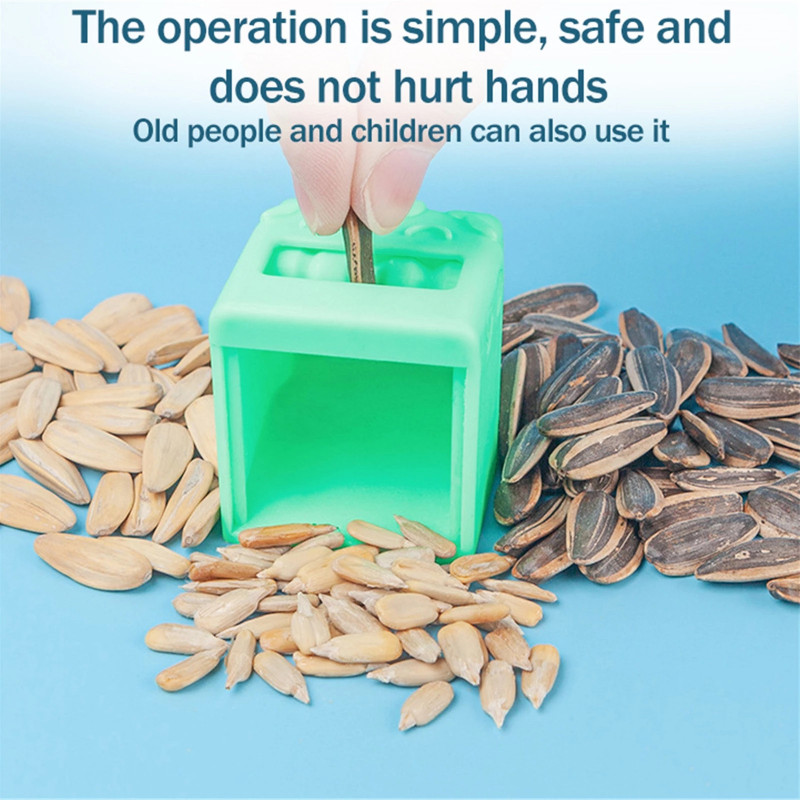 Kreslený melónový škrabák na semienka, automatický lúpací stroj, slnečnicový melónový ručný škrabák na semienka melónu, lenivý artefakt