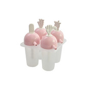 Kūrybinis ledo kubelių gaminimo aparatas su ledo kubeliais