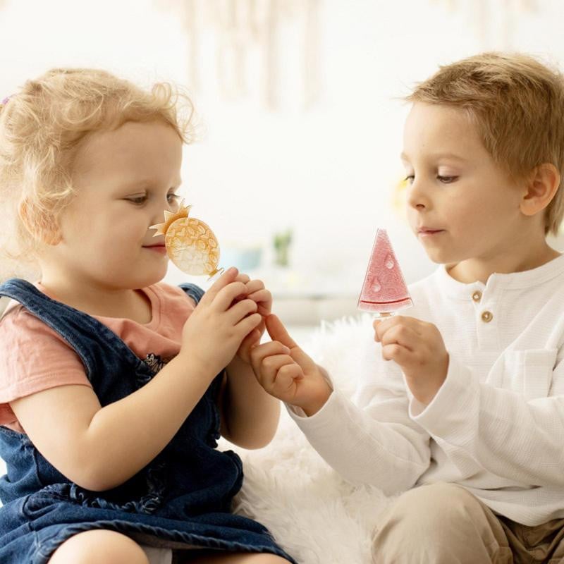 4 üreges fagylaltforma, újrafelhasználható dekorációs forma Többcélú formázó tartályok szappanzselé csokoládé nyári parti kellékekhez