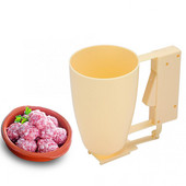 Daugiafunkcis rankinis tešlos dozatorius Mėsos kukulių pyrago kepimo spurgos gaminimo įrankis Plastikinis grietinėlės dozatorius virtuvės desertų įtaisas