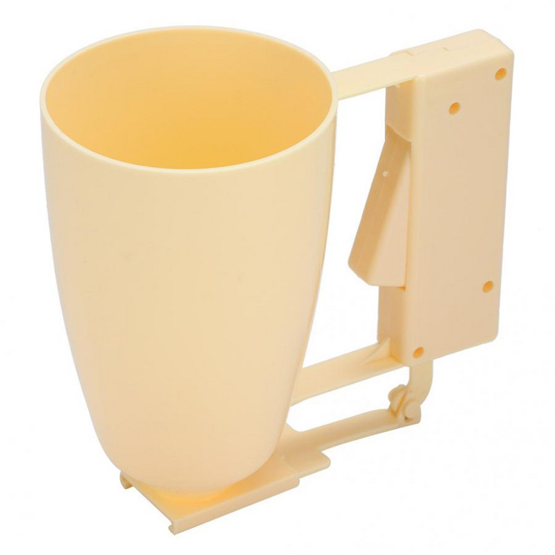 Daugiafunkcis rankinis tešlos dozatorius Mėsos kukulių pyrago kepimo spurgos gaminimo įrankis Plastikinis grietinėlės dozatorius virtuvės desertų įtaisas