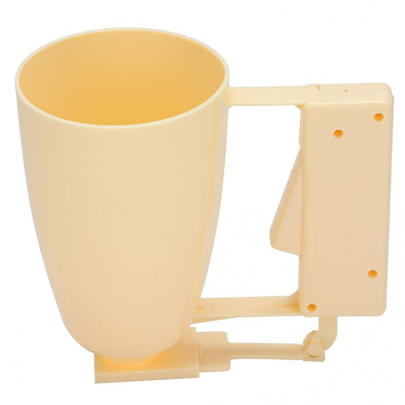 Daugiafunkcis rankinis tešlos dozatorius Mėsos kukulių pyrago kepimo spurgos gaminimo įrankis Plastikinis grietinėlės dozatorius virtuvės desertų įtaisas