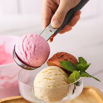 Μεταλλική σέσουλα παγωτού Παγωτό με σκανδάλη για παγωμένο γιαούρτι Καρπούζι Κεφτέδες Κουζίνα Gadget Οικιακά εργαλεία παγωτού