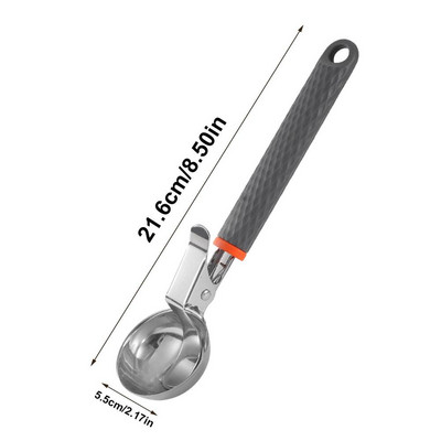 Metallist jäätiselusikas päästikuga külmutatud jogurti arbuusi lihapalli köögividin majapidamises kasutatavad jäätise tööriistad