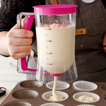 1 τμχ 900ML Cupcake Pancake Cake Cream Cake Batter Dispenser Baking Essentials Maker Baking Tools Funnel Speratator Measuring Cup