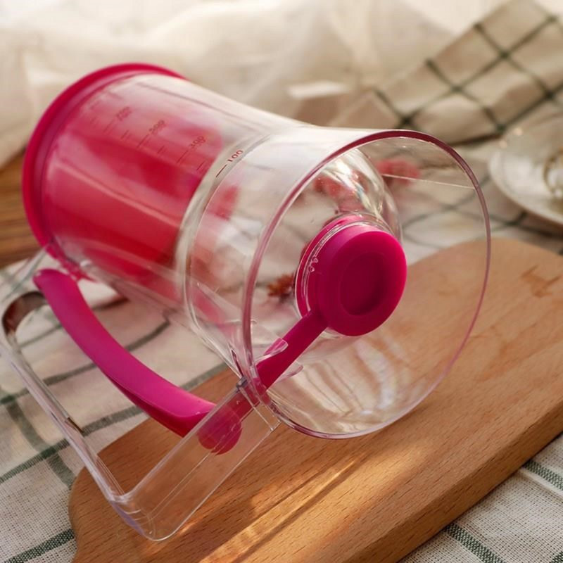 1db 900 ml-es Cupcake Palacsinta tortakrém Tortatészta adagoló Sütési kellékek Készítő Sütőeszközök Tölcsér Speratator Mérőpohár