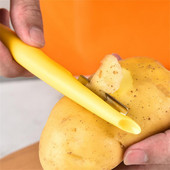 1 ~ 9 tk Multifunktsionaalne puuviljakoorija pp köögiviljakoorija köögividin ühesõnaline melonihöövel Kollane melonihöövli nuga