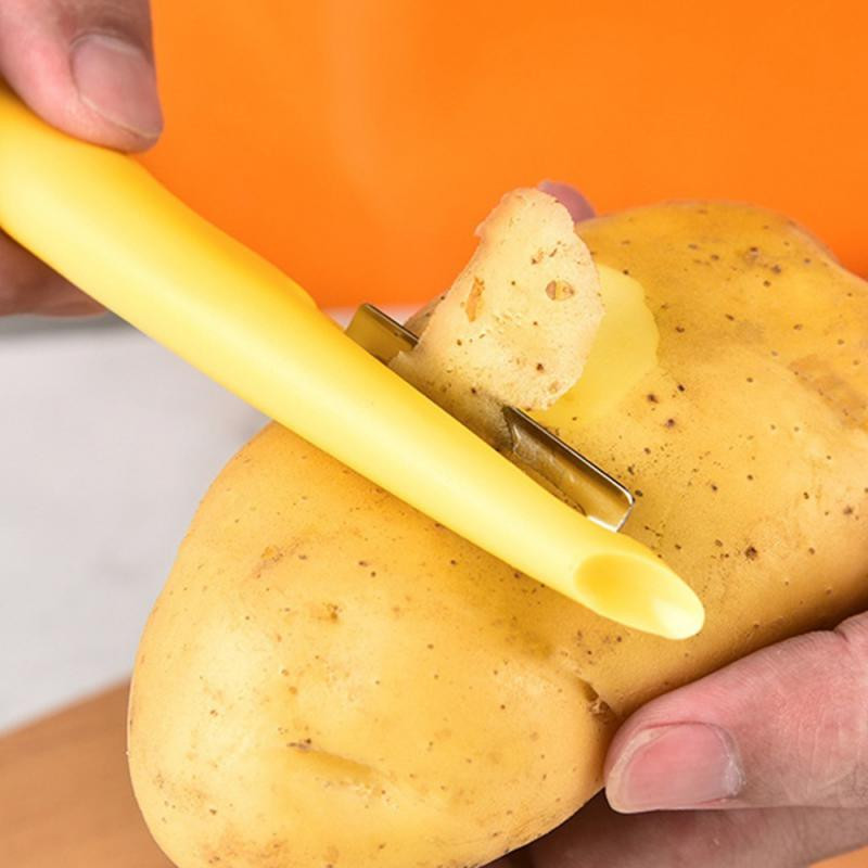 1 ~ 9 tk Multifunktsionaalne puuviljakoorija pp köögiviljakoorija köögividin ühesõnaline melonihöövel Kollane melonihöövli nuga
