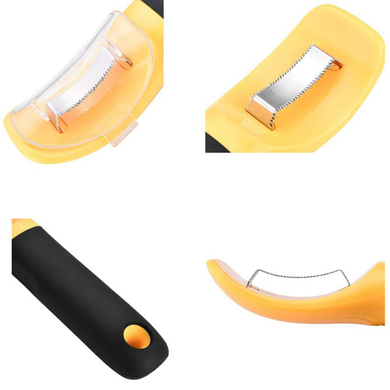 Kukoricaszem-leválasztó csupaszító szerszámok konyhai rozsdamentes acél kukoricagyalu Kézi kukoricavágó hámozó Konyhai kiegészítők Gadget