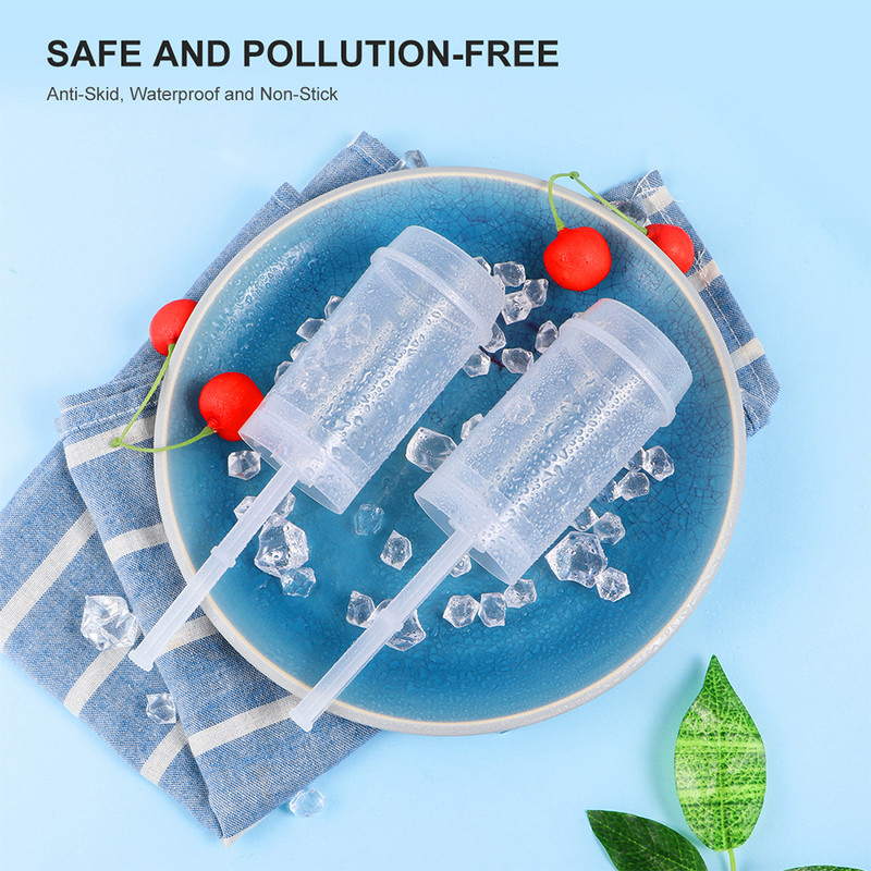 20 tk Push Cake Shooter Ümmargune Push Pops Koogikonteinerid Push Läbipaistev kaanega koogivorm pagariköögi jaoks Kodu