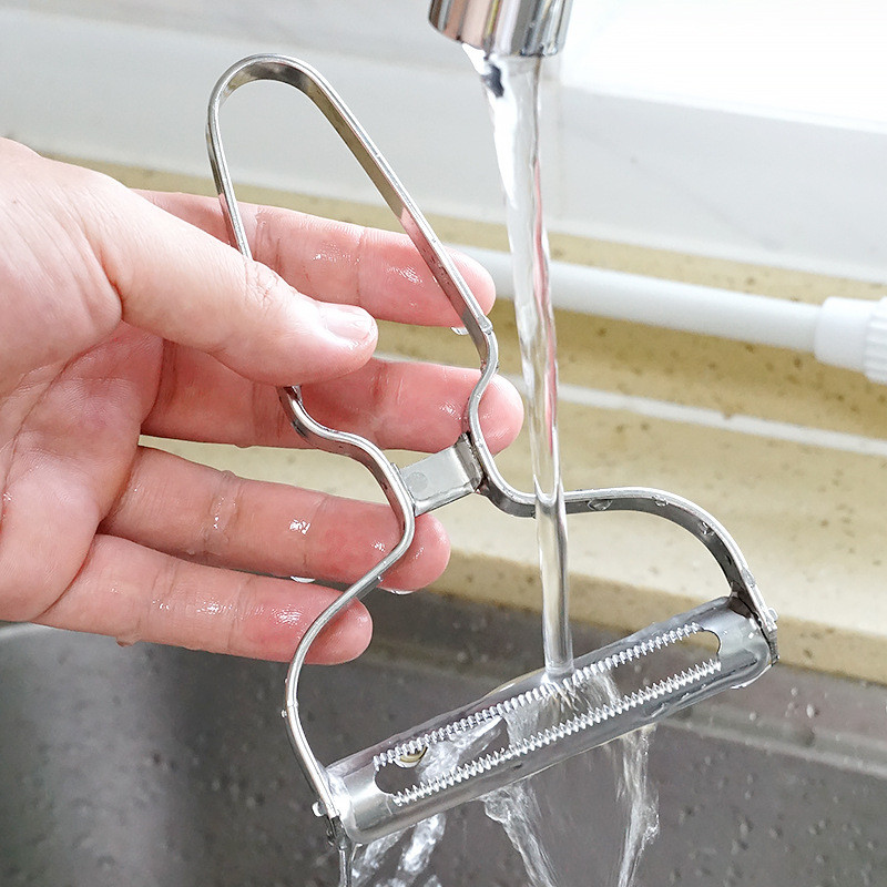 Roostevabast terasest koorija, puuvilja-, köögivilja-, kartulikoorija, multifunktsionaalne purustaja