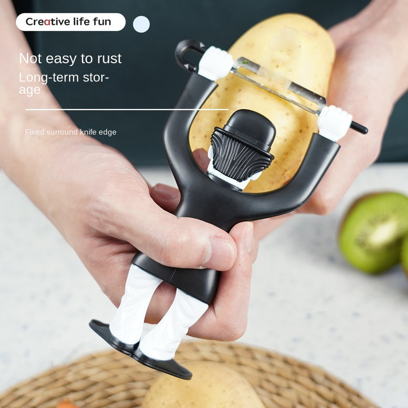 Chaplini tegelased Koorija Plastikust Lõikusnuga Loominguline Puuvili Köögivili Kartul Köögi vidinad Aksessuaarid Toiduvalmistamise tööriistad