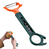 Puuviljakoorija köögikonserviavaja kartuli- ja muude köögiviljade koorija terava serva ja ergonoomilise käepidemega koorija