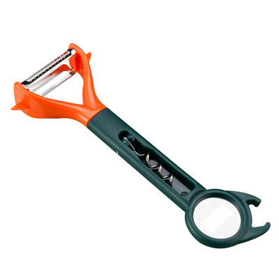 Puuviljakoorija köögikonserviavaja kartuli- ja muude köögiviljade koorija terava serva ja ergonoomilise käepidemega koorija