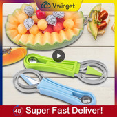 Smooth Pulp Scoop Puuviljakuuli nikerdusnuga Roostevabast terasest puuviljahöövel Pinna poleerimine Köögiviljatööriistad Sharp Multifunktsionaalne