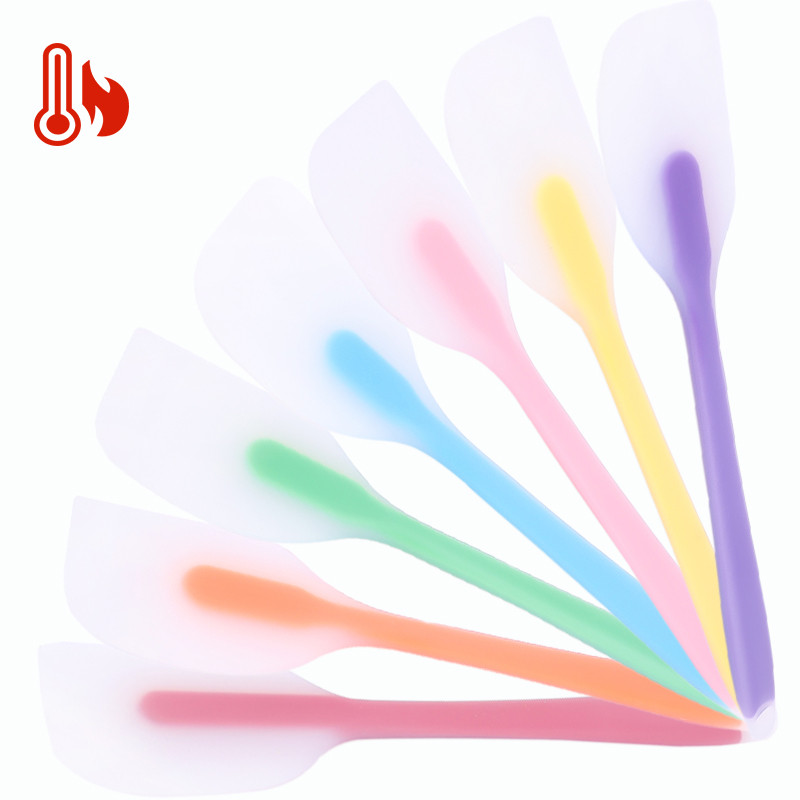 Spalvinga silikoninė kreminė mentele sviestinis pyragas Vatos saldainių maišymo tešlos grandiklis kiaušinių skystas maišytuvas virtuvės kepimo įrankis virtuvės reikmenys