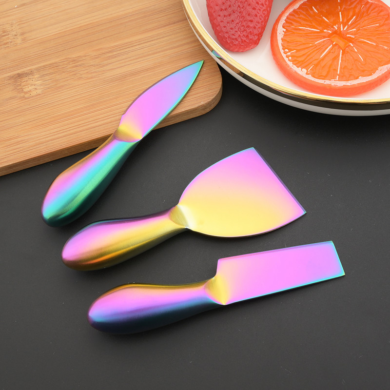 Rainbow moosimääre juustunõud roostevabast terasest käepidemega juustunoad juustumäärdekreem Spaatliga või nuga küpsetusriistad