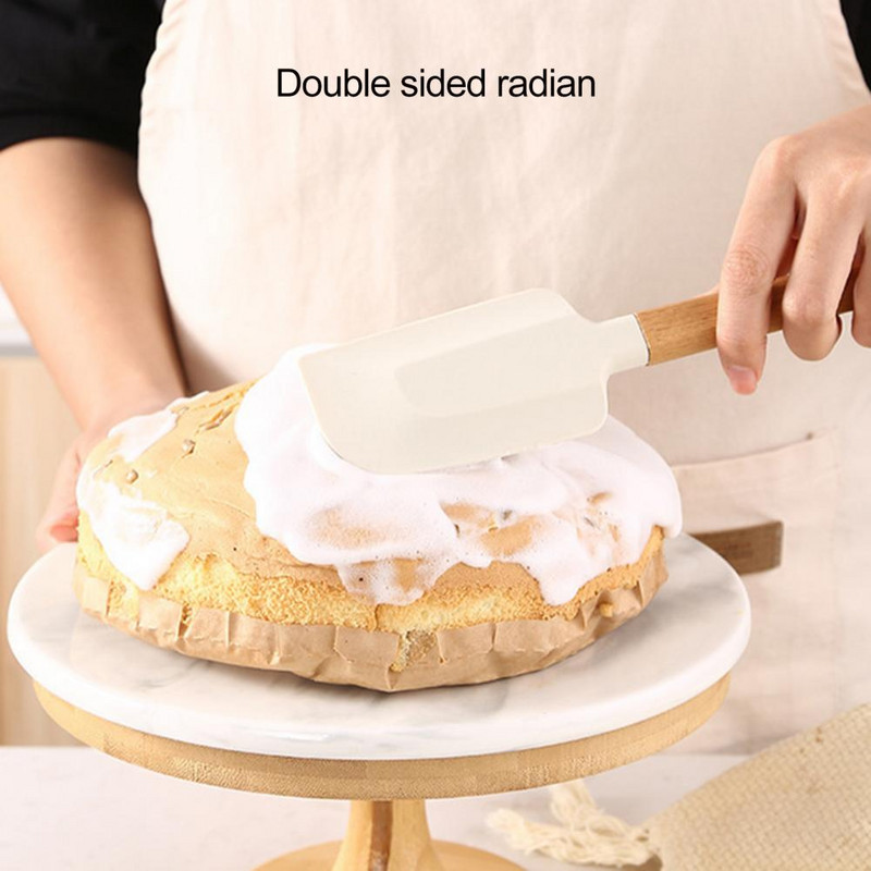 Japoniško stiliaus aukštai temperatūrai atsparus kepimo įrankis Daugiafunkcis butelio dugno grandiklis, minkštas klijų mentelė, virtuvės prietaisai