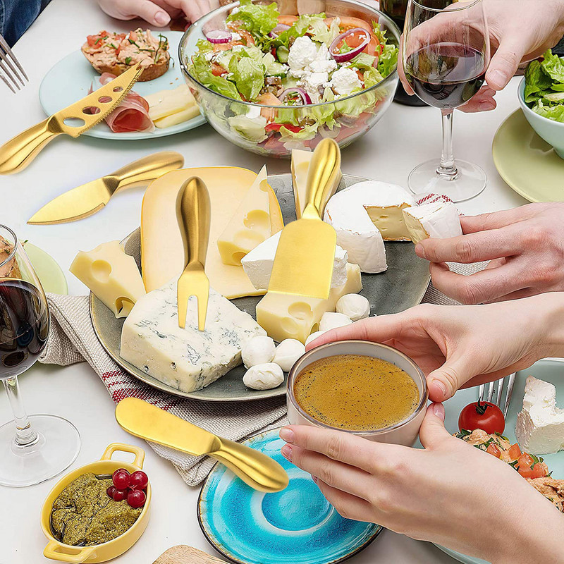 Set alata za pečenje Rezač sira od nehrđajućeg čelika Kuhinjski uređaji Višenamjenski sir Pribor za jelo Nož za maslac Mini noževi za kolače Kruh