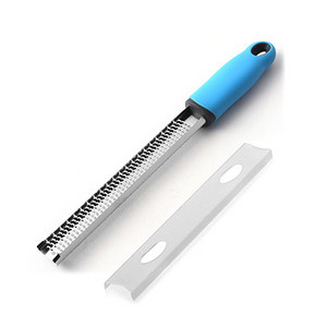 Răzătoare pentru brânză și răzătoare de lămâie cu capac de protecție - Răzătoare de bucătărie din oțel inoxidabil cu mâner antiderapant, se poate spăla în mașina de spălat vase