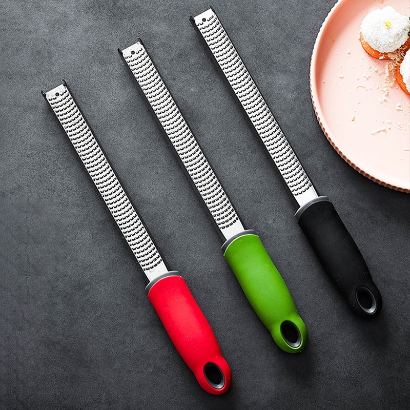 Răzătoare pentru brânză și răzătoare de lămâie cu capac de protecție - Răzătoare de bucătărie din oțel inoxidabil cu mâner antiderapant, se poate spăla în mașina de spălat vase