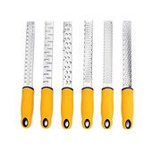 1 buc Tăiător de lămâie, multifuncțional, din oțel inoxidabil 304, răzătoare pentru brânză, culoare aleatorie, mâner anti-alunecare, forme de dinți