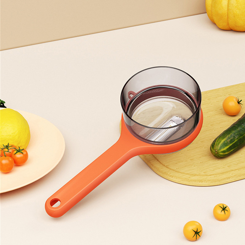 Tanak, bez ostataka, višenamjenski strugač, 20 x 36,8 cm, rezanje voća, povrća, pohrana, nož za guljenje voća, kuhinjski alati, str.