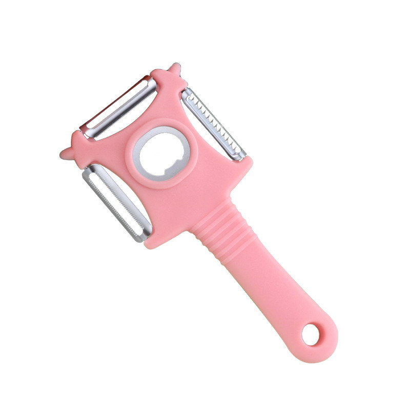 Nož za voće od nehrđajućeg čelika, gulilica četiri u jednom, otvarač za boce, sjeckanje, guljenje, kuhinjski dodatak