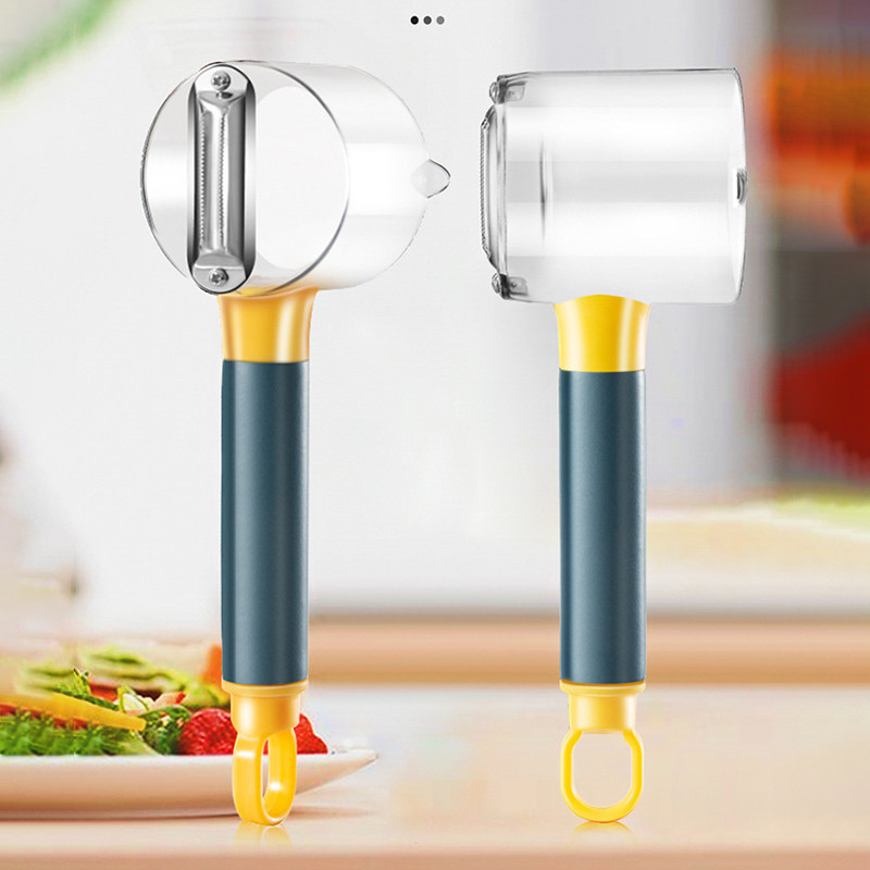 Multifunktsionaalne koorija koos hoiutünniga, mida on lihtne puhastada köögiviljade jaoks