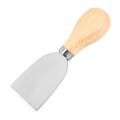 4 buc cuțite pentru brânză din oțel inoxidabil cu mâner de stejar tăietor pentru brânză Placă pentru brânză Spatulă pentru unt Unelte pentru brânză de bucătărie