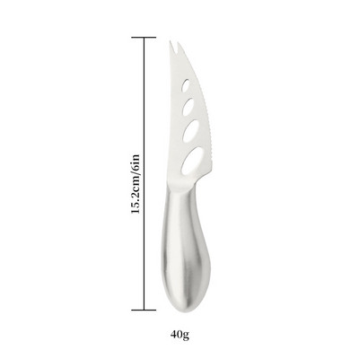 1 buc set de cuțite pentru brânză auriu mat de calitate, mâner din oțel inoxidabil, separator multifuncțional, cuțit pentru brânză, spatulă pentru unt, feliere brânză
