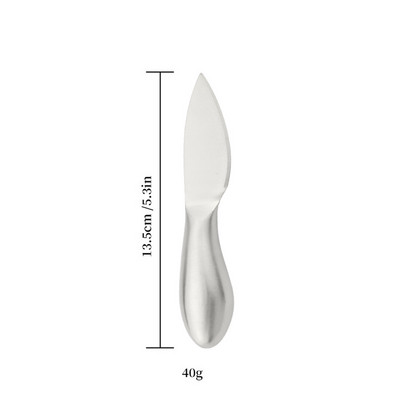 1 buc set de cuțite pentru brânză auriu mat de calitate, mâner din oțel inoxidabil, separator multifuncțional, cuțit pentru brânză, spatulă pentru unt, feliere brânză