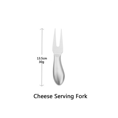 1 tk juustulõikur noa viilutaja roostevabast terasest mini nuga kahvel matt hõbedane söögiriistad või spaatliga juustunoad köögiriist